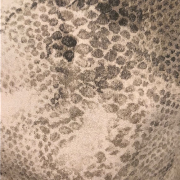 Aritizia Wilfred Sabine Wrap Dress Snake Print L - Picture 2 of 2